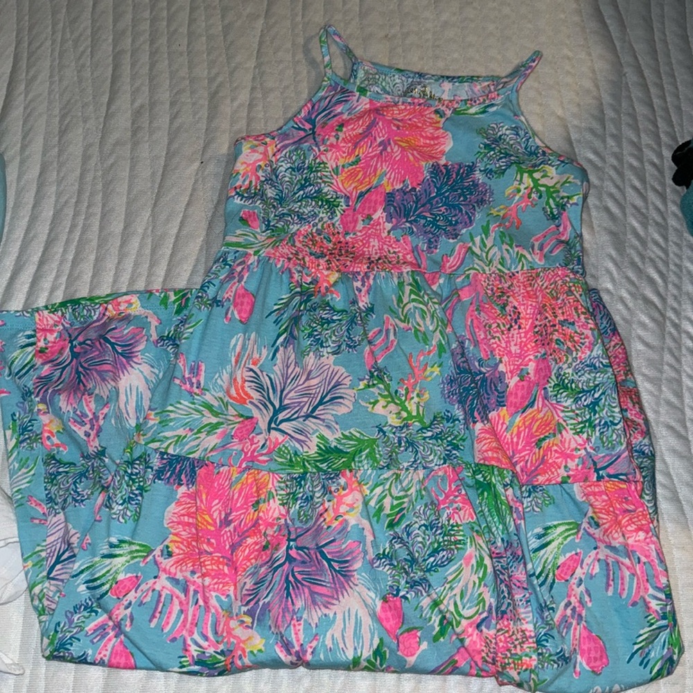 Lilly Pulitzer maxi floor length dress size 6/7